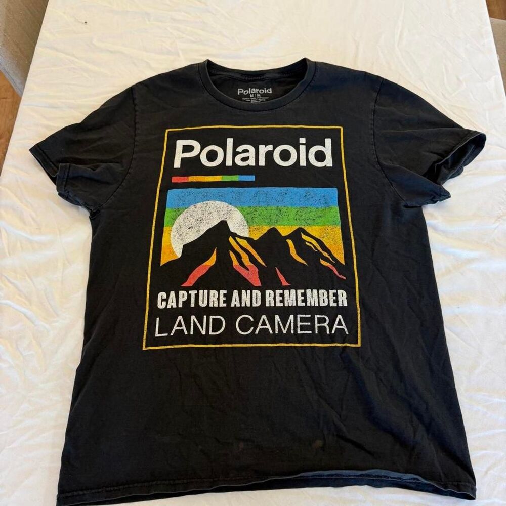 Polaroid Men's Black T-shirt